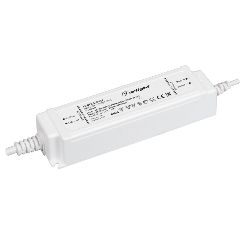 Блок питания Arlight ARPJ-SP-114350-PFC (40W, 57-114V, 0.35A) 037889 Блок питания Arlight ARPJ-SP-114350-PFC (40W, 57-114V, 0.35A) 037889
