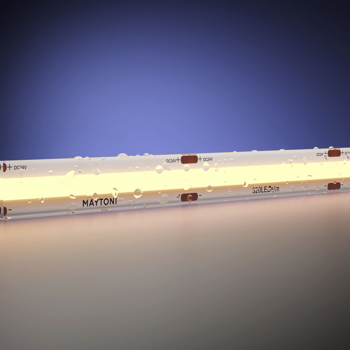 Светодиодная лента Maytoni Led Strip 24В COB 8Вт/м 3000К 5м IP 67 201301
