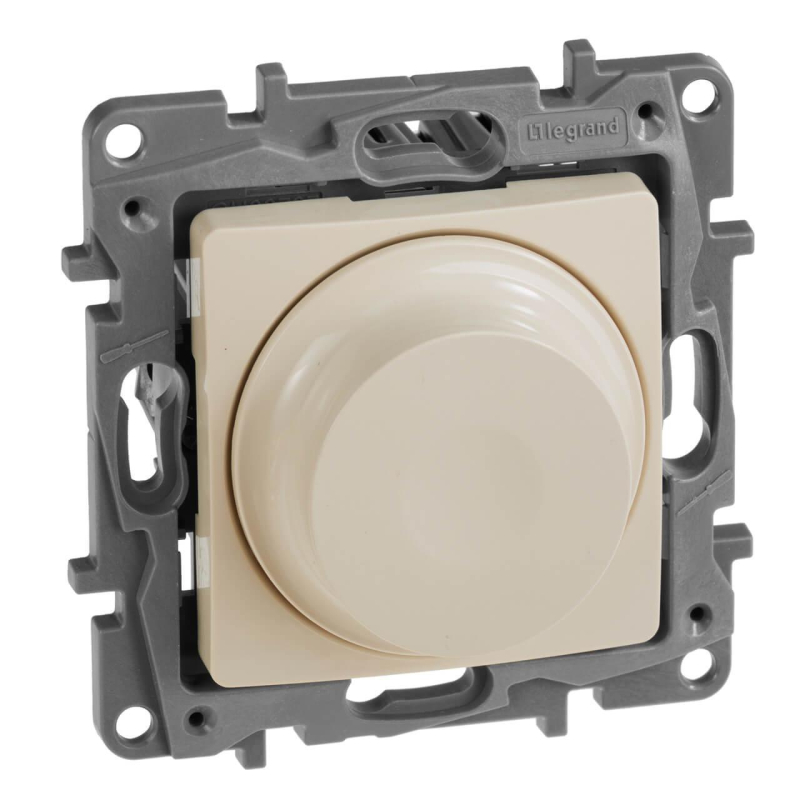Диммер поворотный Legrand Etika без нейтрали 300W слоновая кость 672319 Диммер поворотный Legrand Etika без нейтрали 300W слоновая кость 672319