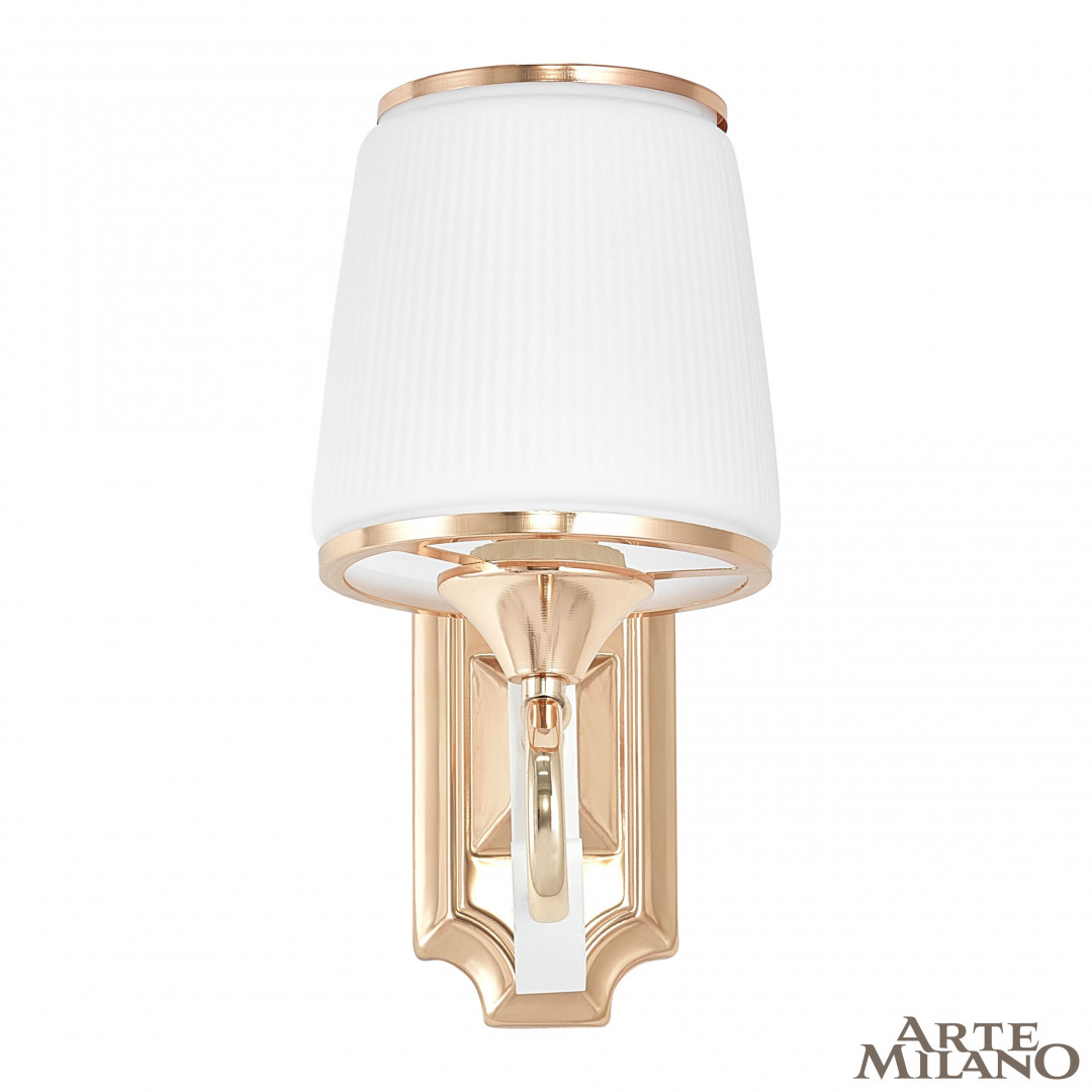 Бра Arte Milano Florentia-3857 303857/1W Wh/Gd Бра Arte Milano Florentia-3857 303857/1W Wh/Gd