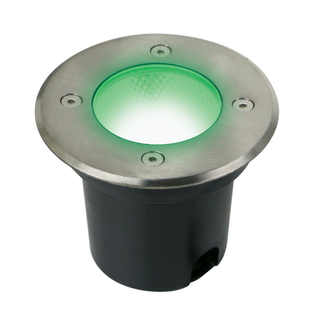 Грунтовый светильник Uniel ULU-B14A-6W/GREEN IP67 GREY UL-00012392 Грунтовый светильник Uniel ULU-B14A-6W/GREEN IP67 GREY UL-00012392