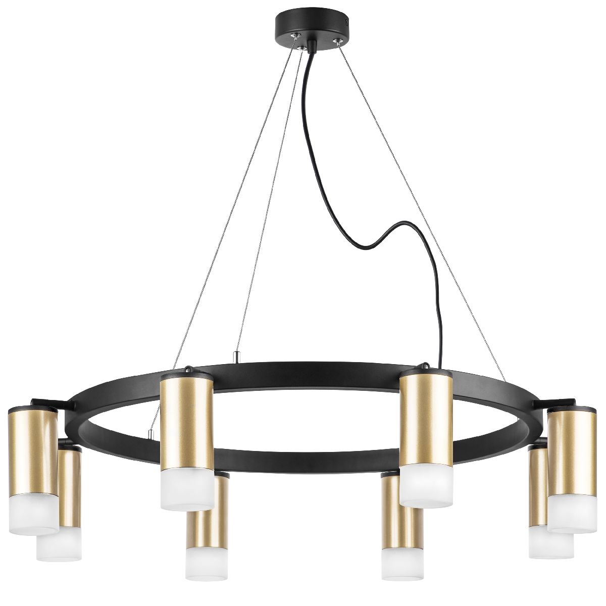Подвесная люстра Lightstar Rullo (571018+214440-8+202431-8) LR0184081 Подвесная люстра Lightstar Rullo (571018+214440-8+202431-8) LR0184081