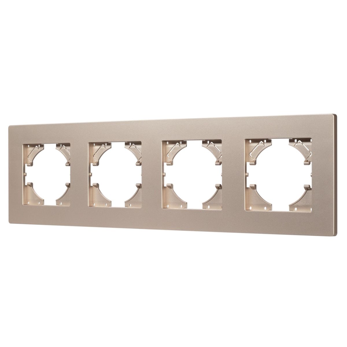 Рамка на 4 поста пластиковая Arlight FRM-PERIO-PL-4-GD 049761