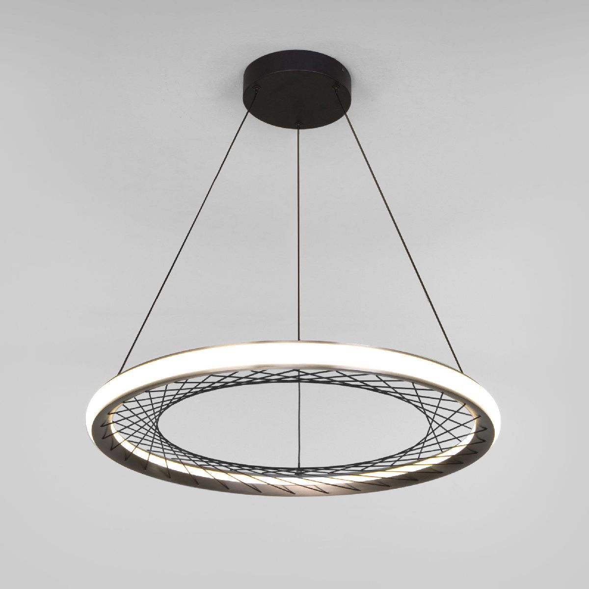 Подвесная люстра Eurosvet Parafe 40024/1 LED серый a069305 Подвесная люстра Eurosvet Parafe 40024/1 LED серый a069305