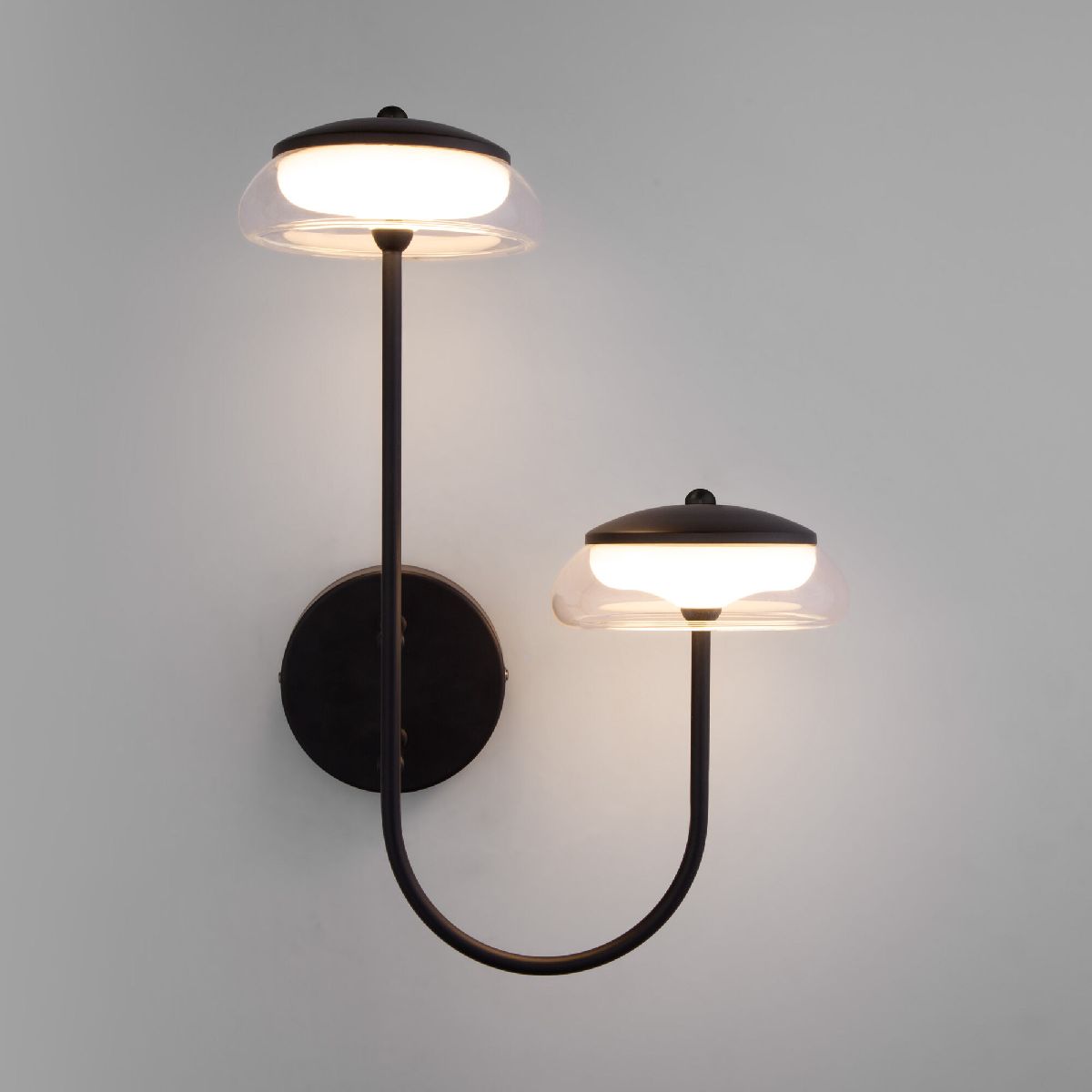 Бра Eurosvet Fungo 50388/2 LED черный a068860 Бра Eurosvet Fungo 50388/2 LED черный a068860