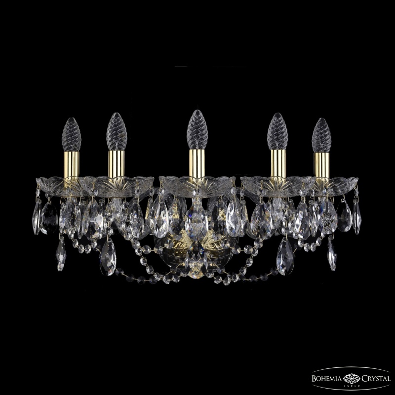Бра Bohemia Ivele Crystal 1402B/5/195/XL G Бра Bohemia Ivele Crystal 1402B/5/195/XL G