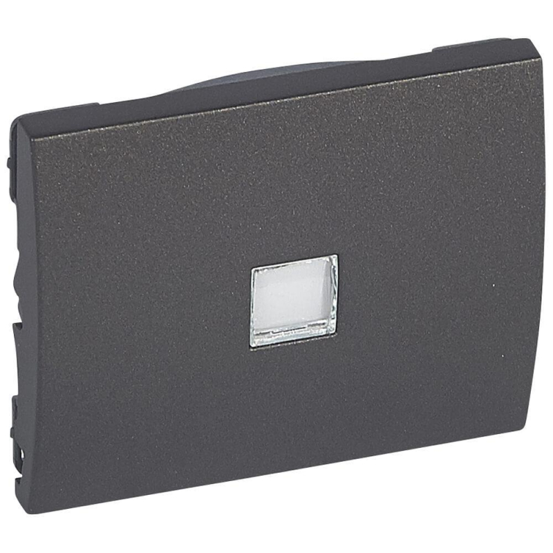 Лицевая панель Legrand Galea Life выключателя с подсветкой темная бронза 771211