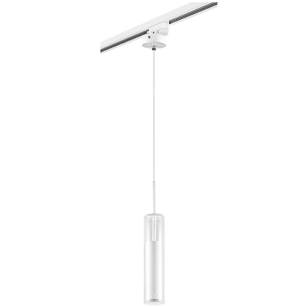 Трековый светильник Lightstar Track 1 white L1T756016 (756016+592006) Трековый светильник Lightstar Track 1 white L1T756016 (756016+592006)