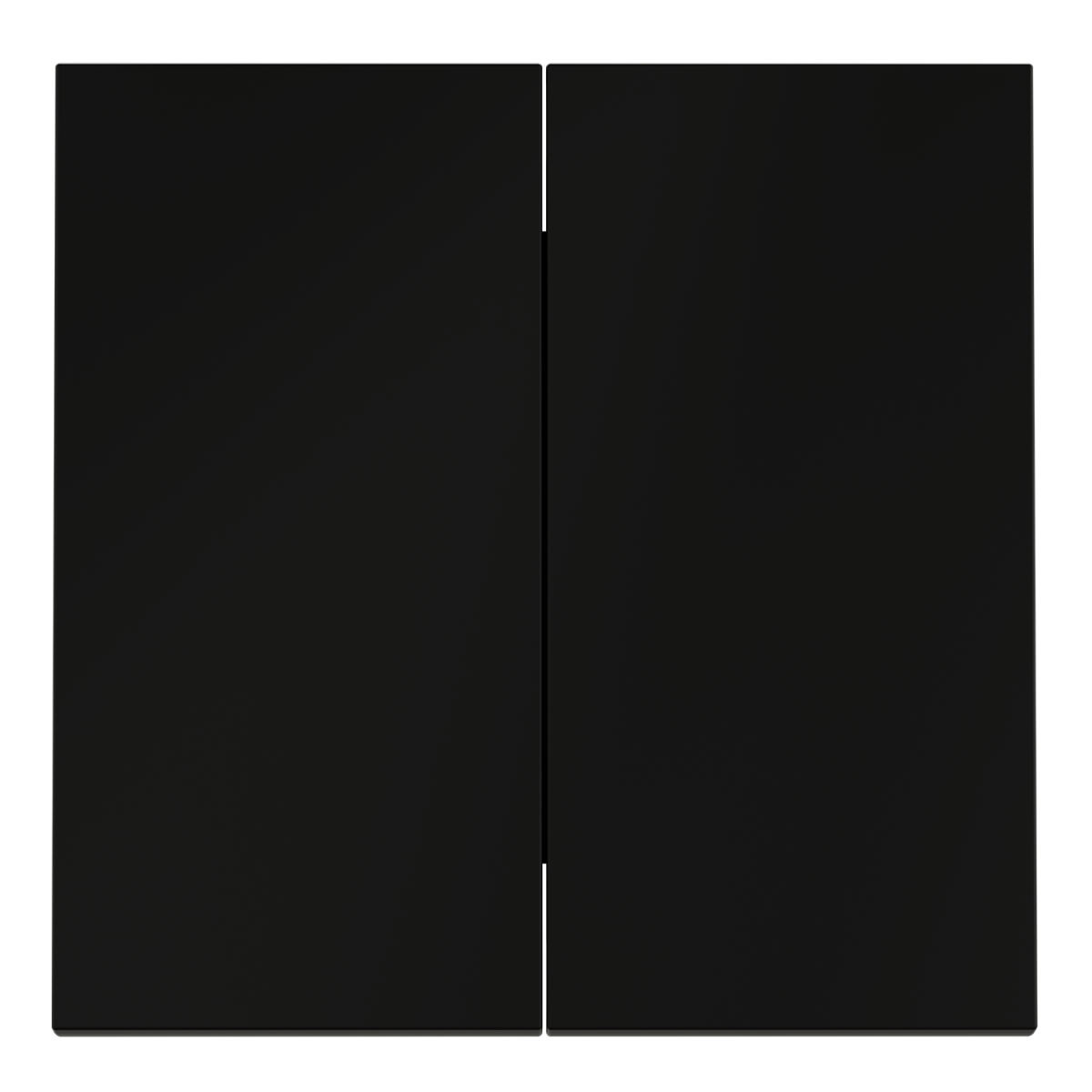 Клавиши для выключателя/переключателя двухклавишного Voltum S70 (черный матовый) VLS000308