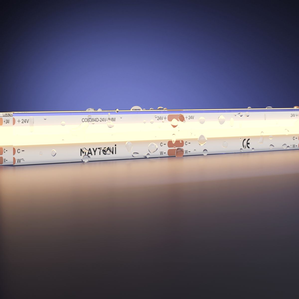 Светодиодная лента Maytoni Led Strip 24В COB 12Вт/м 3000К 5м IP 67 201310