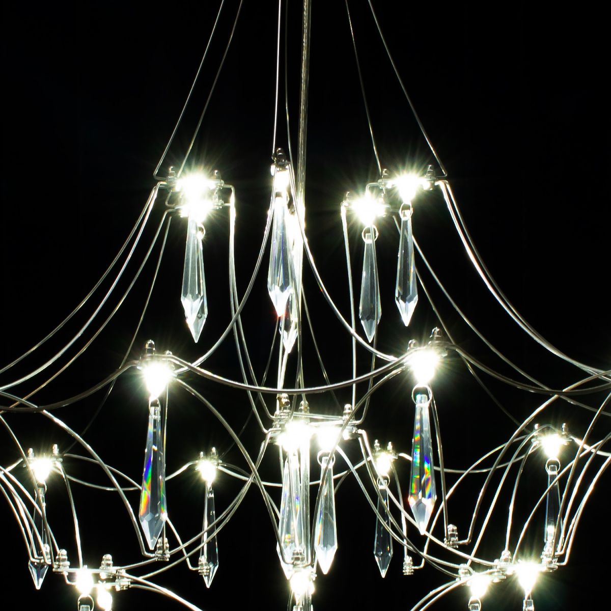 Подвесная люстра ILLUMICO IL0909-600HX-33 Ether Подвесная люстра ILLUMICO IL0909-600HX-33 Ether