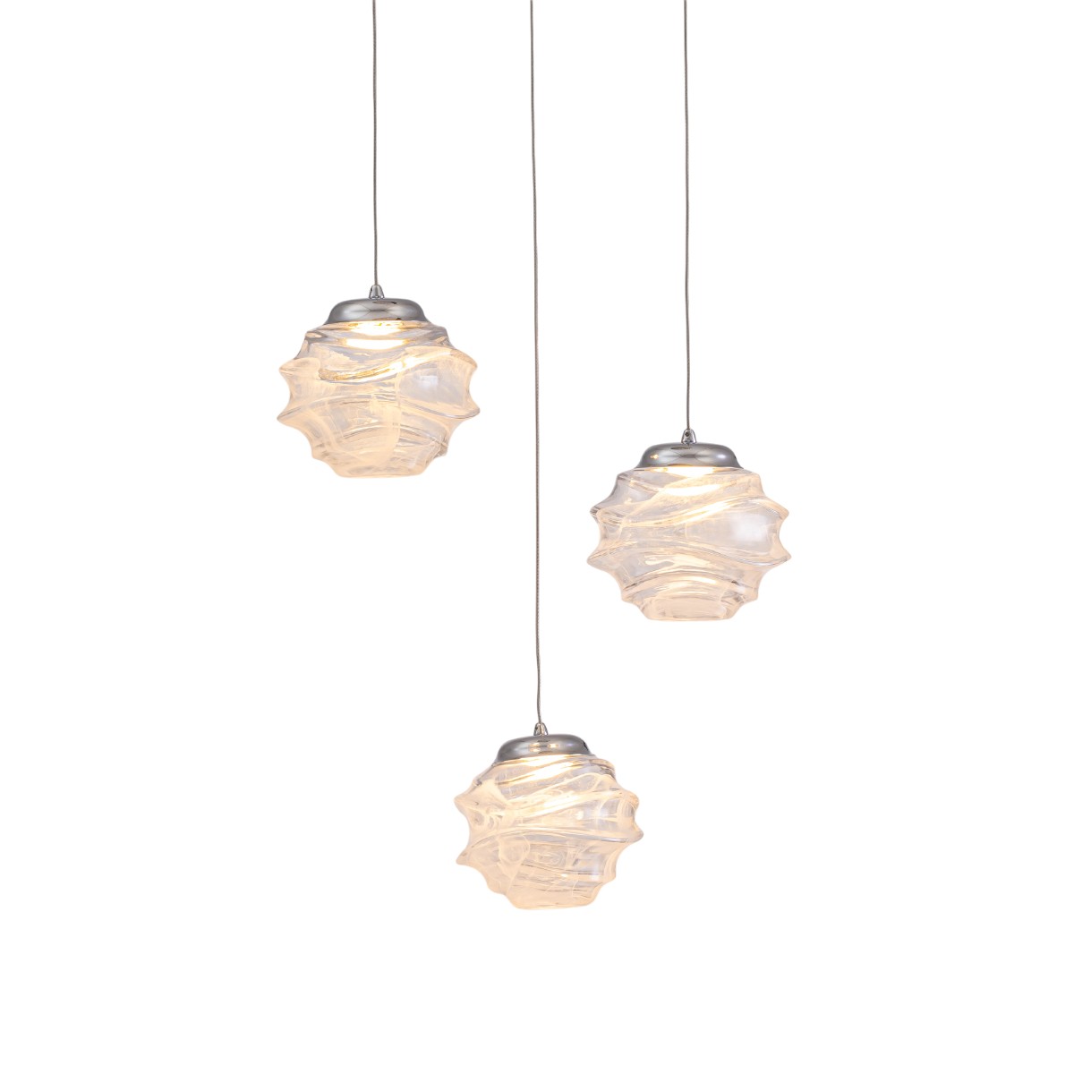 Подвесной светильник Delight Collection MD25030003-3A chrome/clear