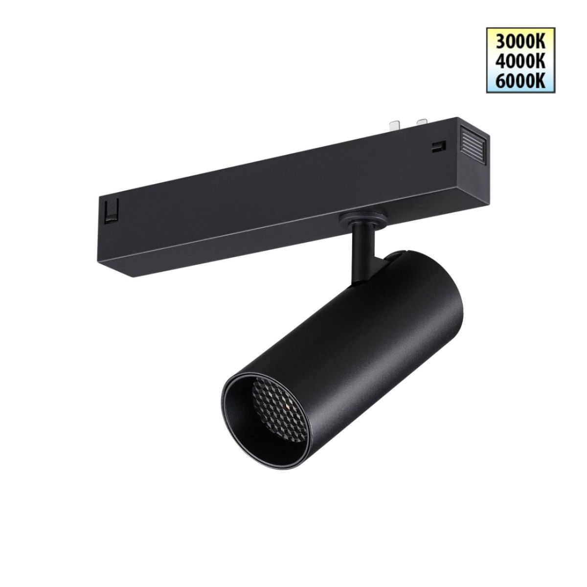 Трековый светодиодный светильник с переключателем цветовой темперетуры Novotech Port Vector 359956