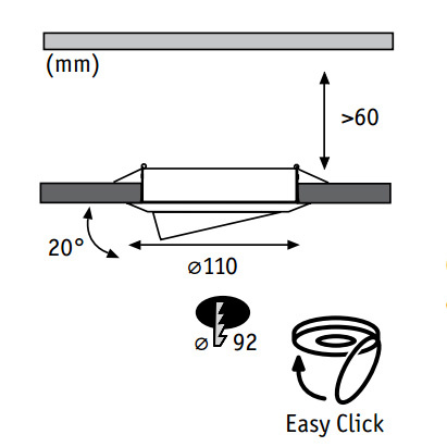 Встраиваемый светильник Paulmann Quality Line Halogen 98976