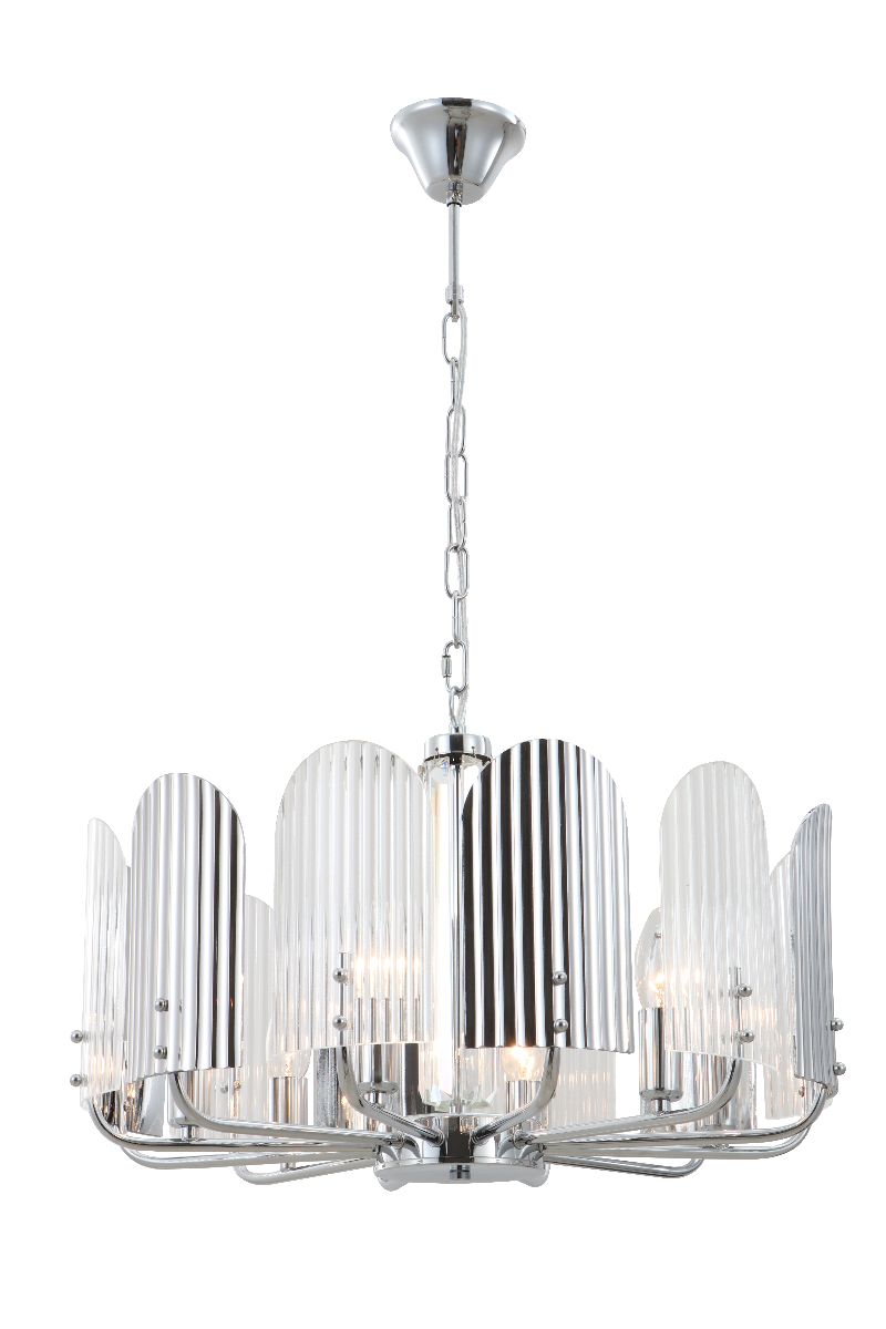 Подвесная люстра iLamp Dolce 15571-6 CR+MULT Подвесная люстра iLamp Dolce 15571-6 CR+MULT