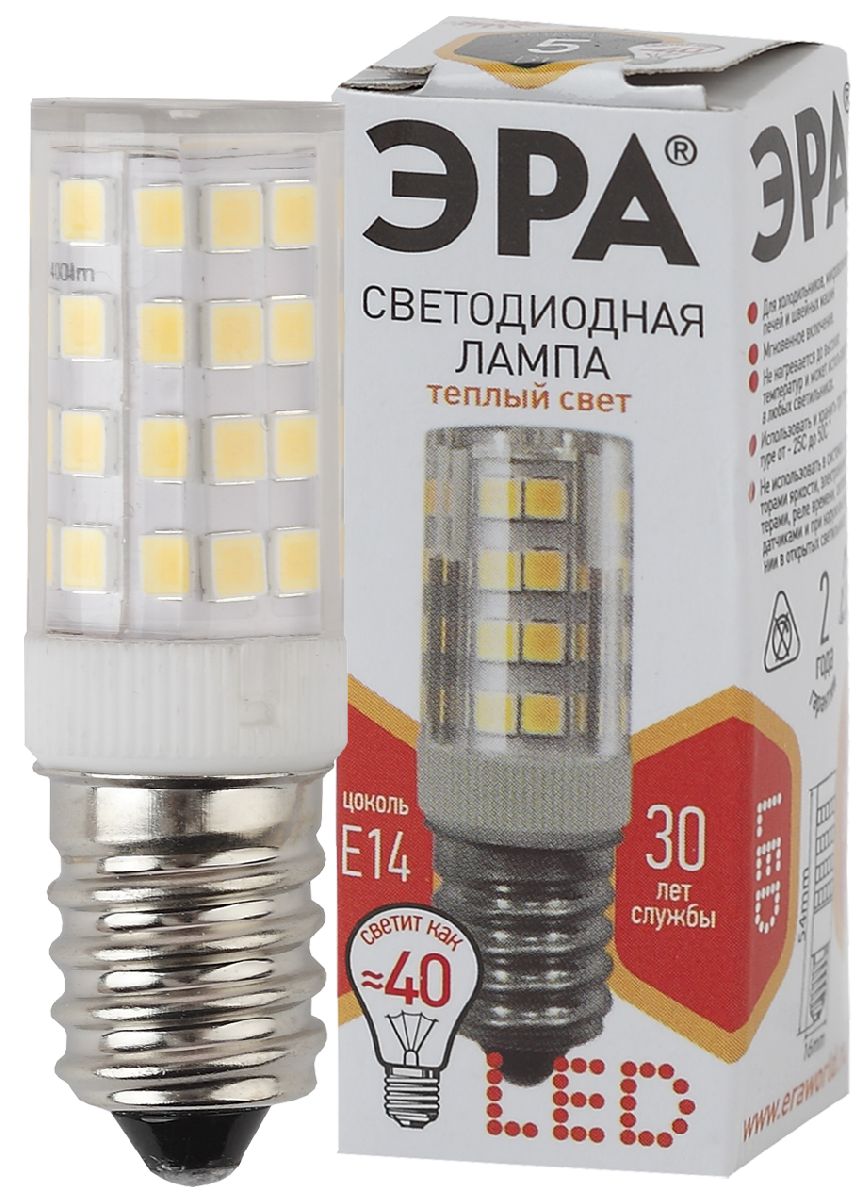 Лампа светодиодная Эра E14 5W 2700K LED T25-5W-CORN-827-E14 Б0033030 Лампа светодиодная Эра E14 5W 2700K LED T25-5W-CORN-827-E14 Б0033030