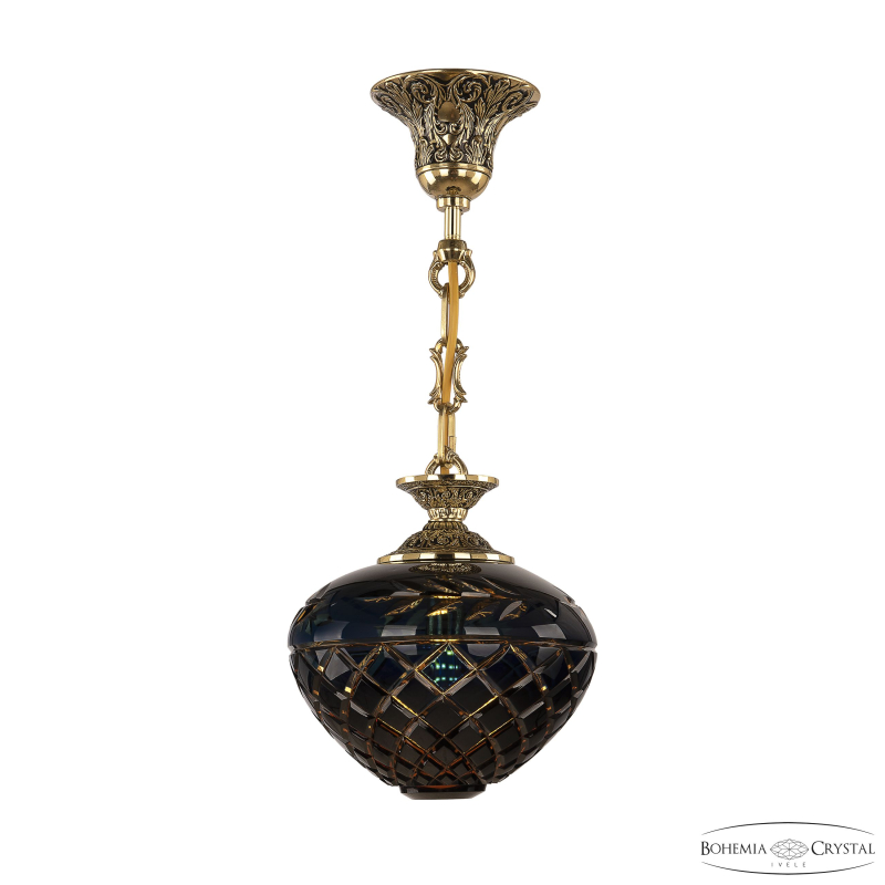 Подвесной светильник Bohemia Ivele Crystal 7003P/18 GB Amber-Blue/H-1B