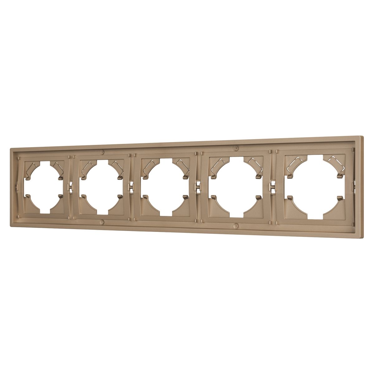 Рамка пластиковая на 5 постов Arlight FRM-TENDO-PL-5-GD 053854
