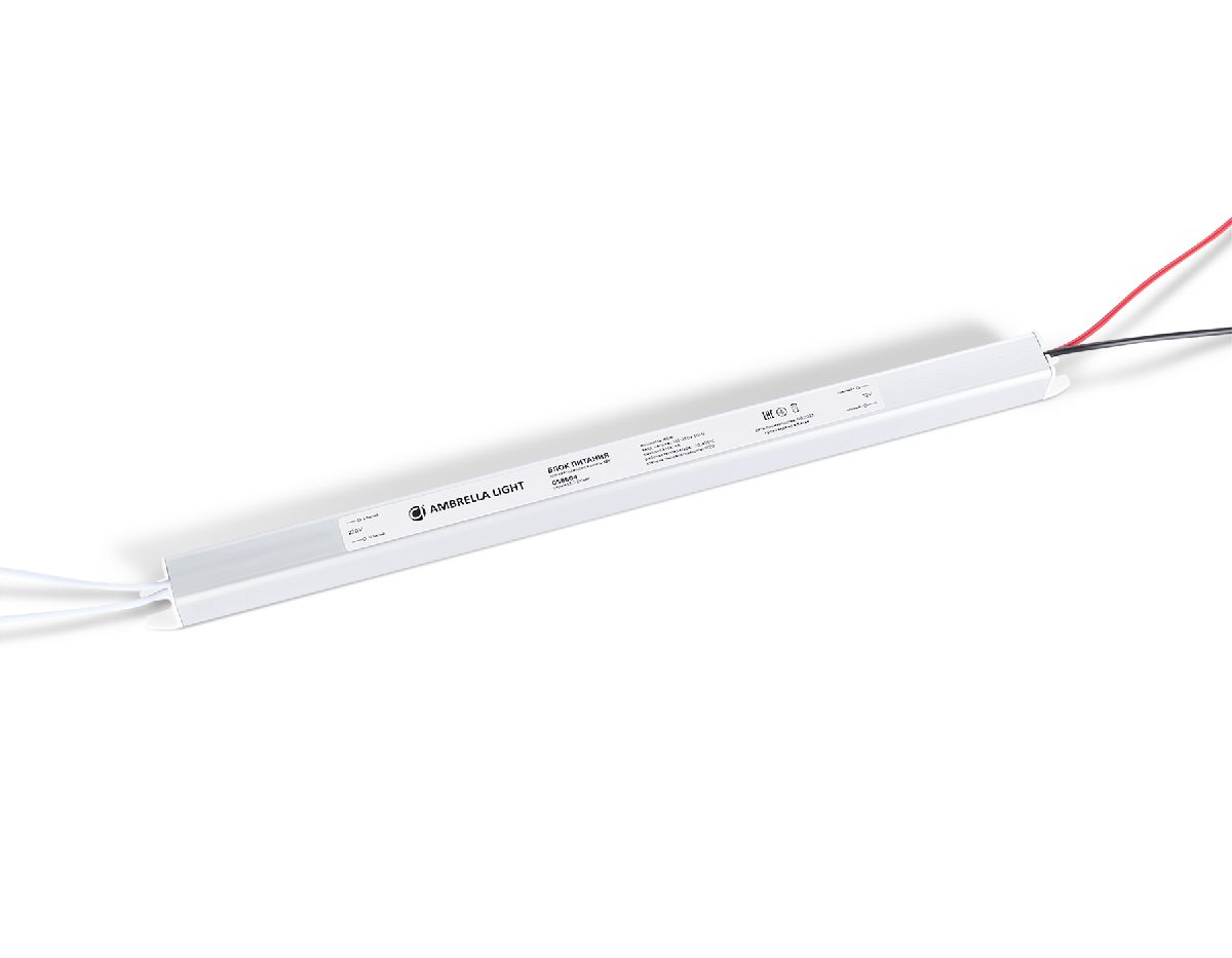 Блок питания Ambrella Light LED Driver 12V 48Вт AC185-260 4A IP20 GS8604 Блок питания Ambrella Light LED Driver 12V 48Вт AC185-260 4A IP20 GS8604