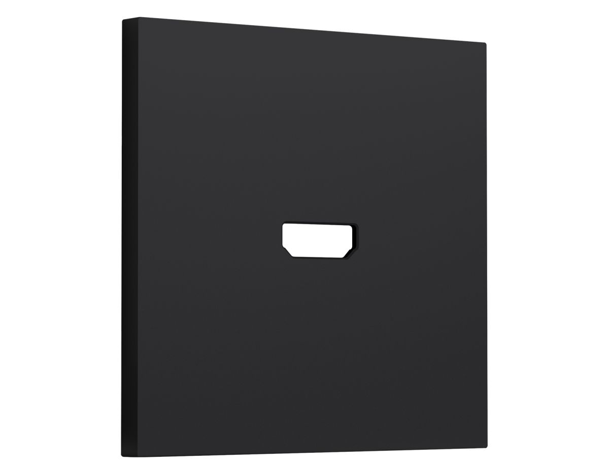 Лицевая панель SIGMA (Черный Мягкое касание) для HDMI розетки QUANT PRO Ambrella Volt SP9940