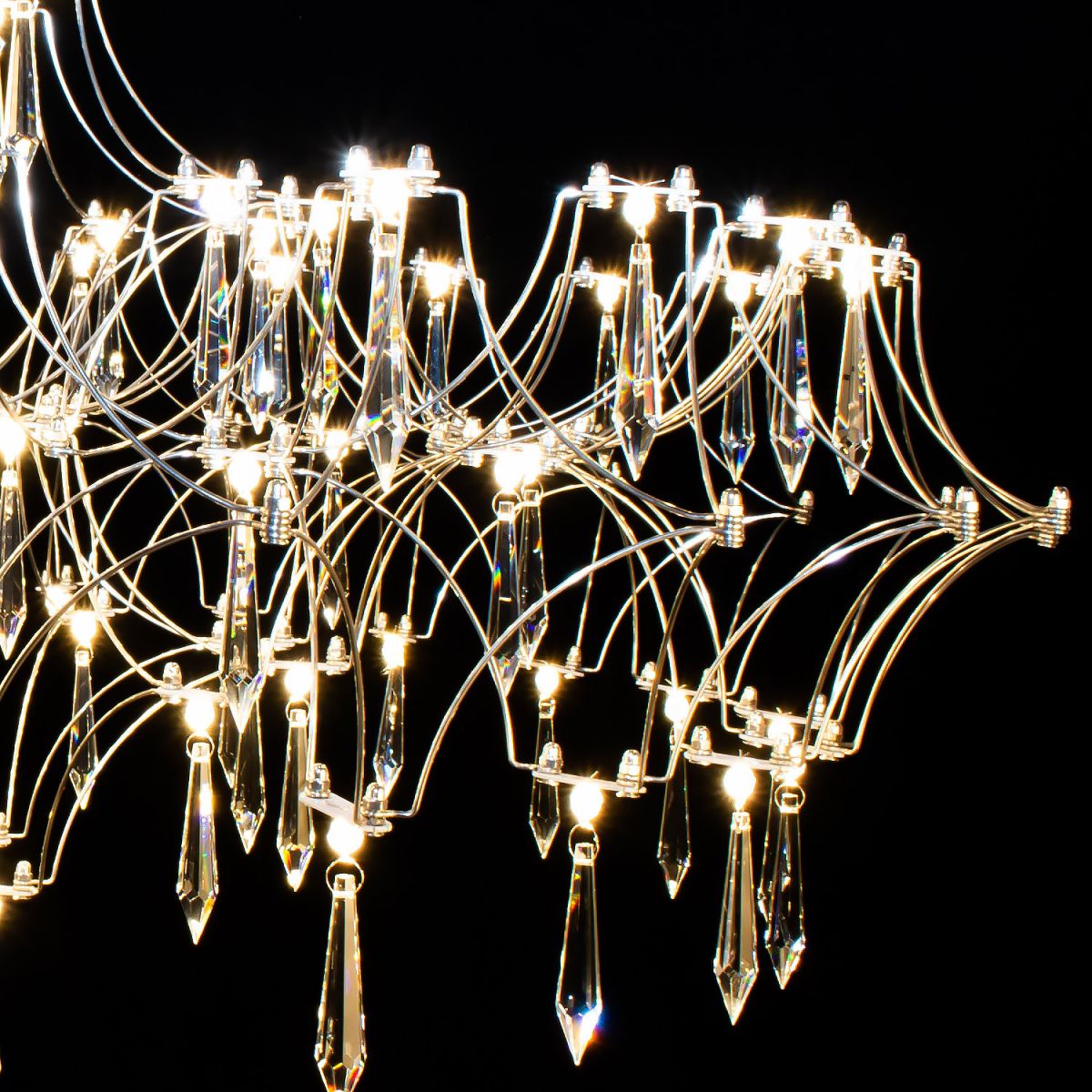 Подвесная люстра ILLUMICO IL0808-1050HX-114 Ether Подвесная люстра ILLUMICO IL0808-1050HX-114 Ether