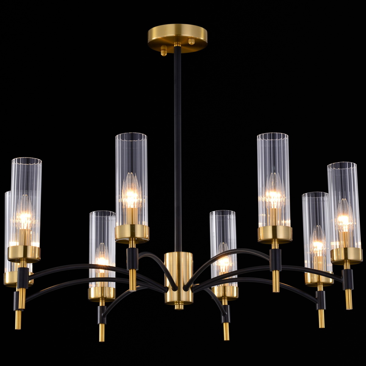 Люстра на штанге Illumico IL5177-8PLS-29 BRASS TUBO Люстра на штанге Illumico IL5177-8PLS-29 BRASS TUBO