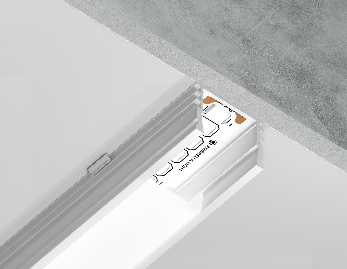 Алюминиевый накладной профиль Ambrella Light Alum Profile GP1750WH Алюминиевый накладной профиль Ambrella Light Alum Profile GP1750WH