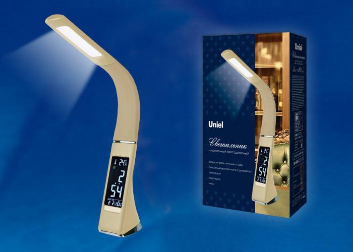 Настольная лампа (UL-00003303) Uniel TLD-542 Cream/LED/300Lm/5000K/Dimmer Настольная лампа (UL-00003303) Uniel TLD-542 Cream/LED/300Lm/5000K/Dimmer