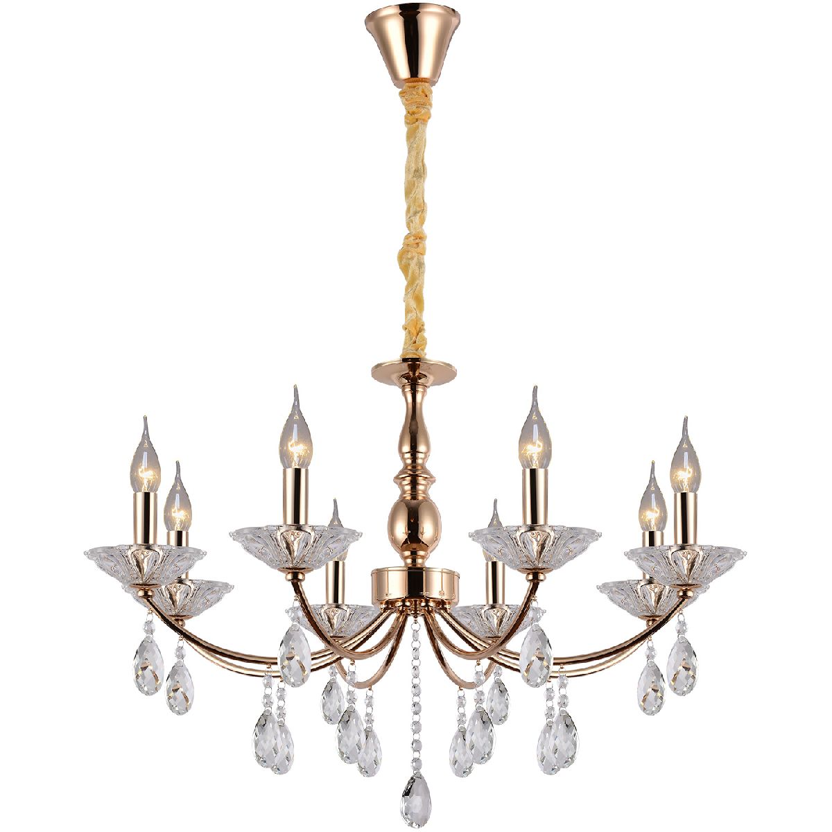 Подвесная люстра Illumico IL1242-8PPA-29 GD Подвесная люстра Illumico IL1242-8PPA-29 GD