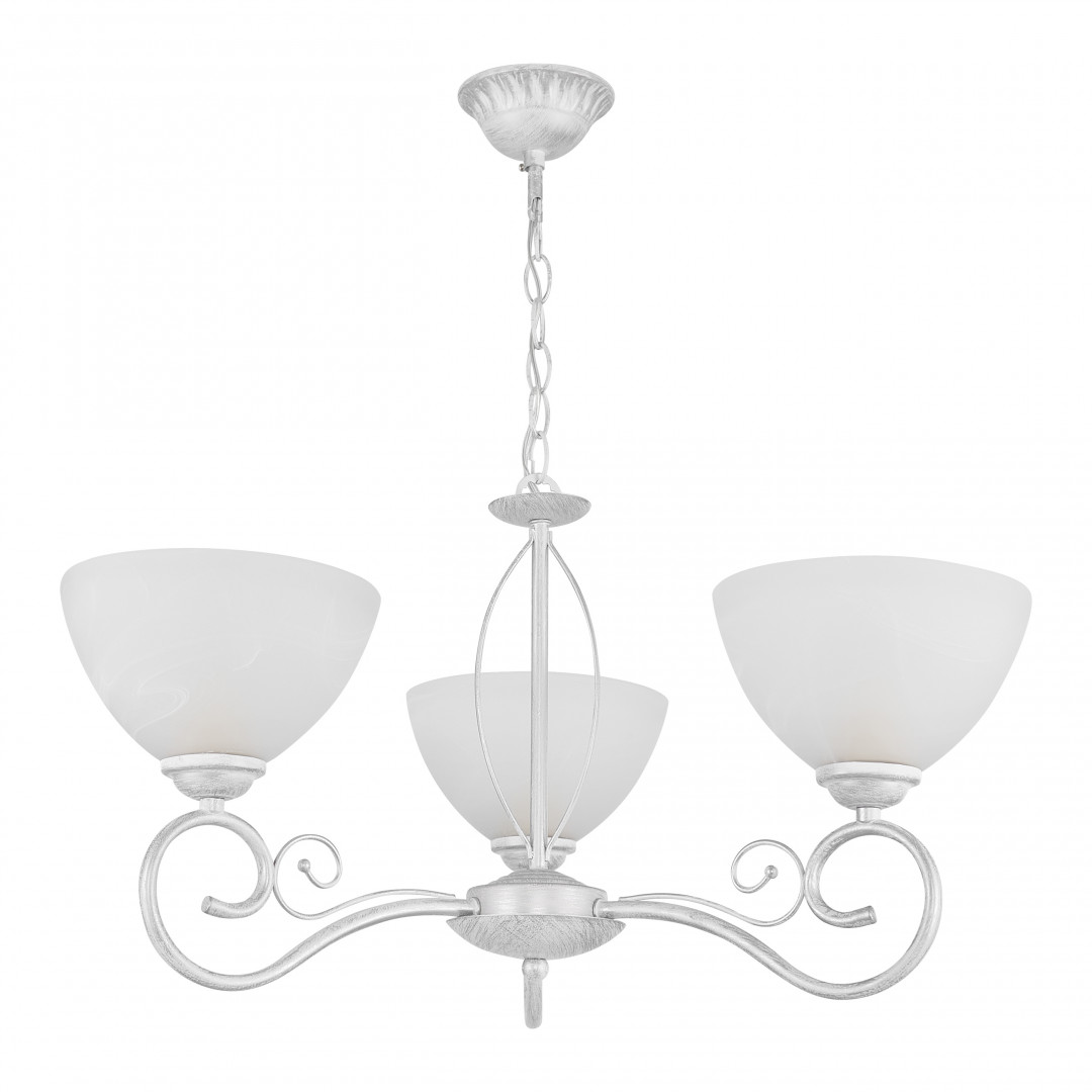 Подвесная люстра Arte Milano Amalfi 330656/3 WT+SL Подвесная люстра Arte Milano Amalfi 330656/3 WT+SL