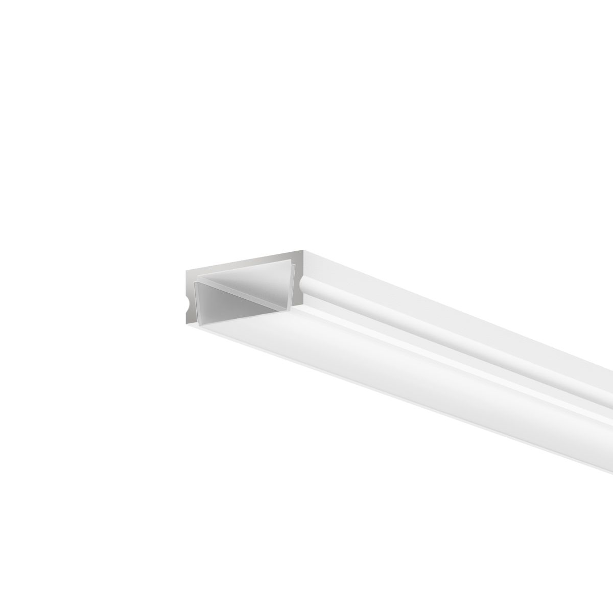 Алюминиевый профиль накладной 15x6 Maytoni Led Strip ALM-001-W-2M 631004 Алюминиевый профиль накладной 15x6 Maytoni Led Strip ALM-001-W-2M 631004