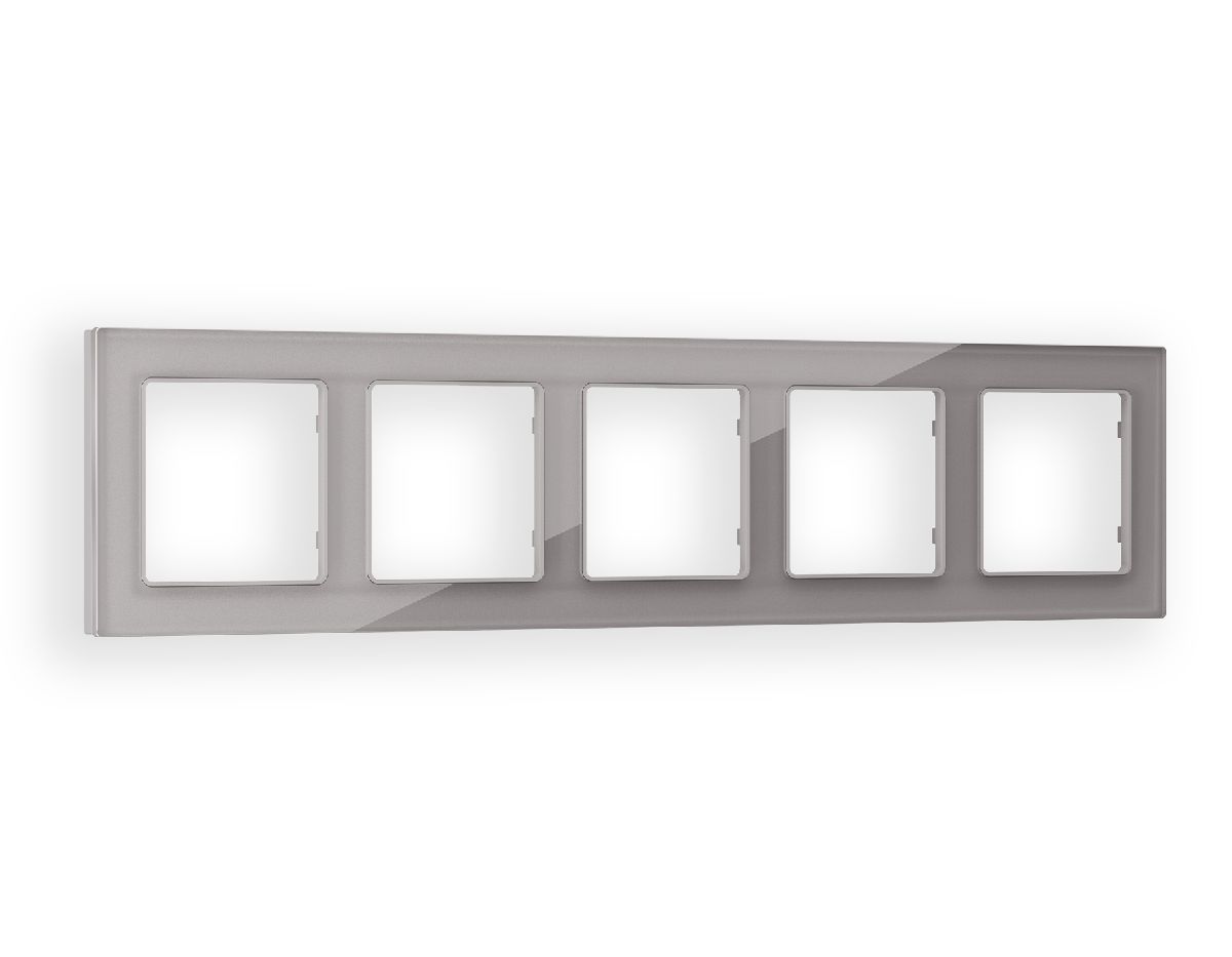 Рамка пятиместная Ambrella Volt Platos AF330505