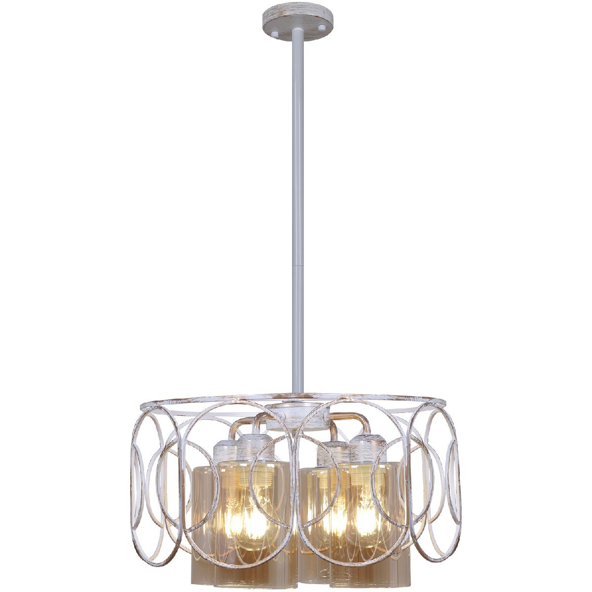 Подвесная люстра Reluce 03883-0.4-04 WH+GD Подвесная люстра Reluce 03883-0.4-04 WH+GD