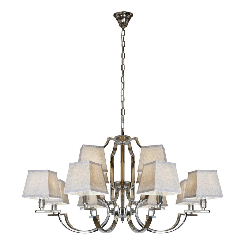 Подвесная люстра iLamp Hilton 6943-8+4 CR Подвесная люстра iLamp Hilton 6943-8+4 CR