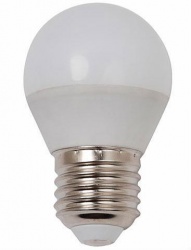 Лампа LED E27(шар), 7W, 220V, холодный 6400К, 560Lm