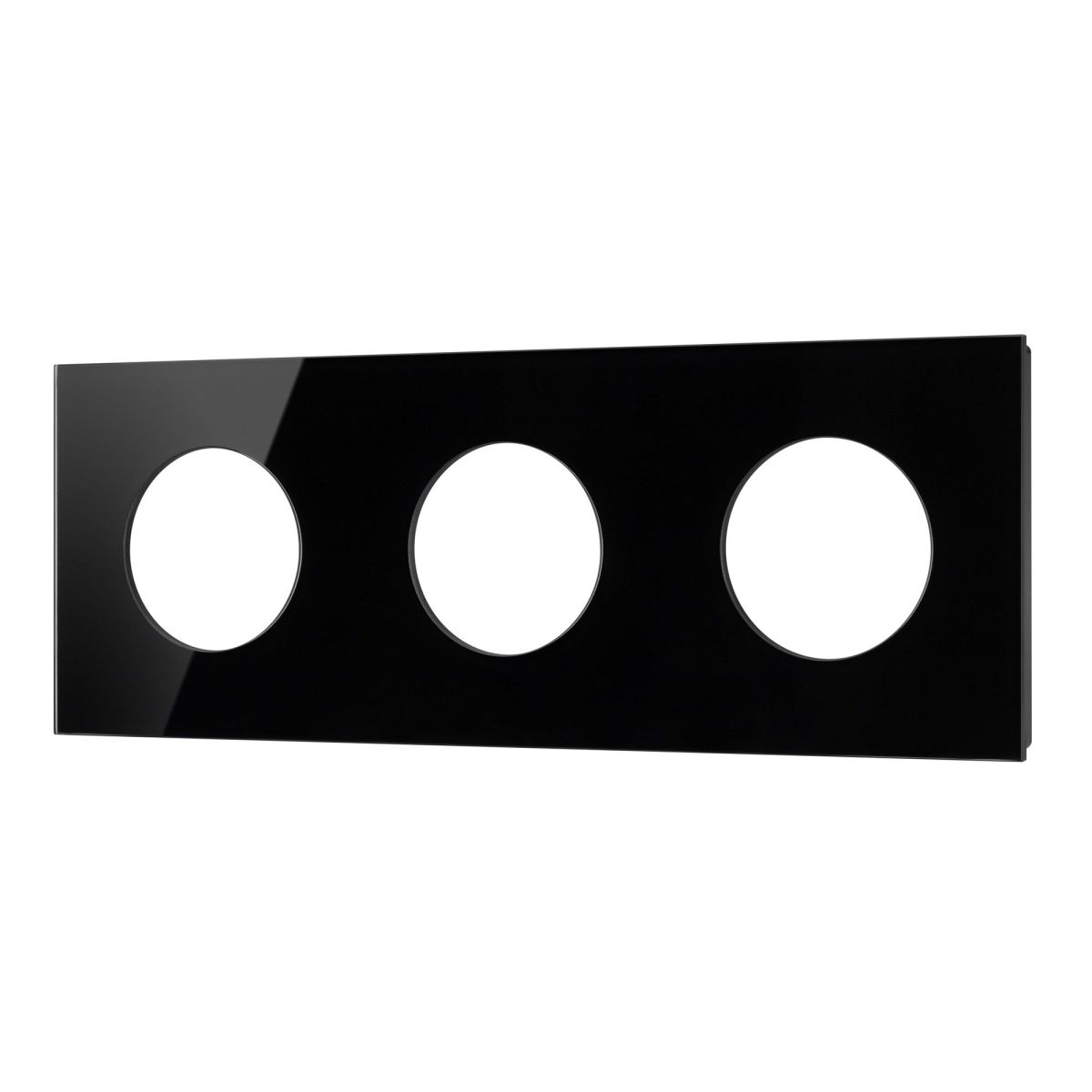 Рамка стеклянная на 3 поста Arlight FRM-GLARE-GC-3-BK 043839