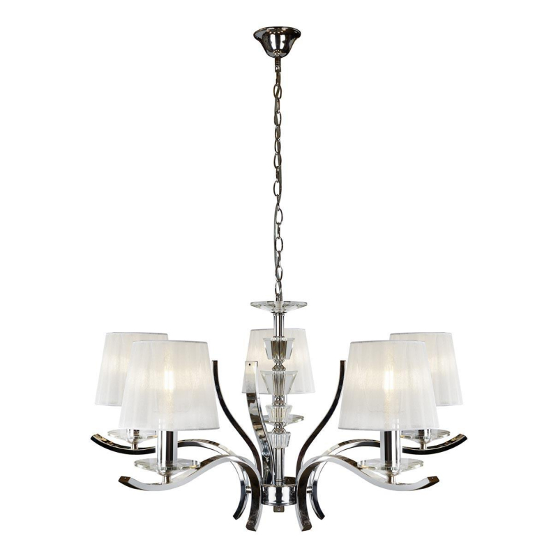 Подвесная люстра iLamp Omega RM5231/5CR Подвесная люстра iLamp Omega RM5231/5CR