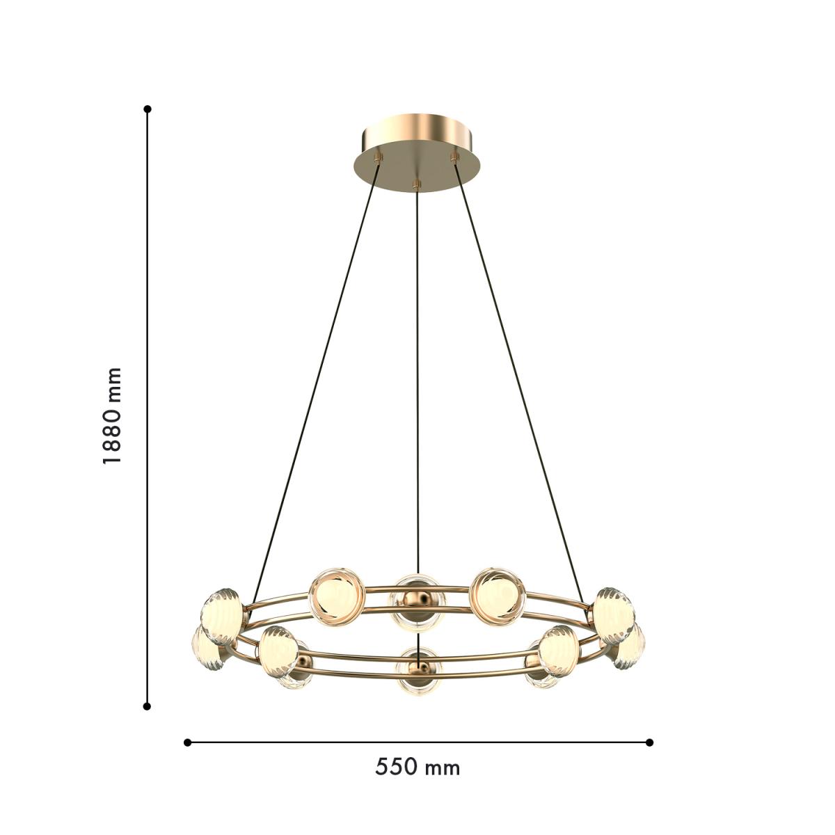 Подвесная люстра Favourite Rondell 4382-12P
