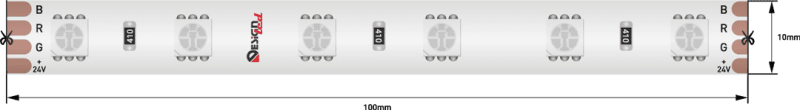 Светодиодная лента DesignLed DSG560-24-RGB-65 003351 Светодиодная лента DesignLed DSG560-24-RGB-65 003351