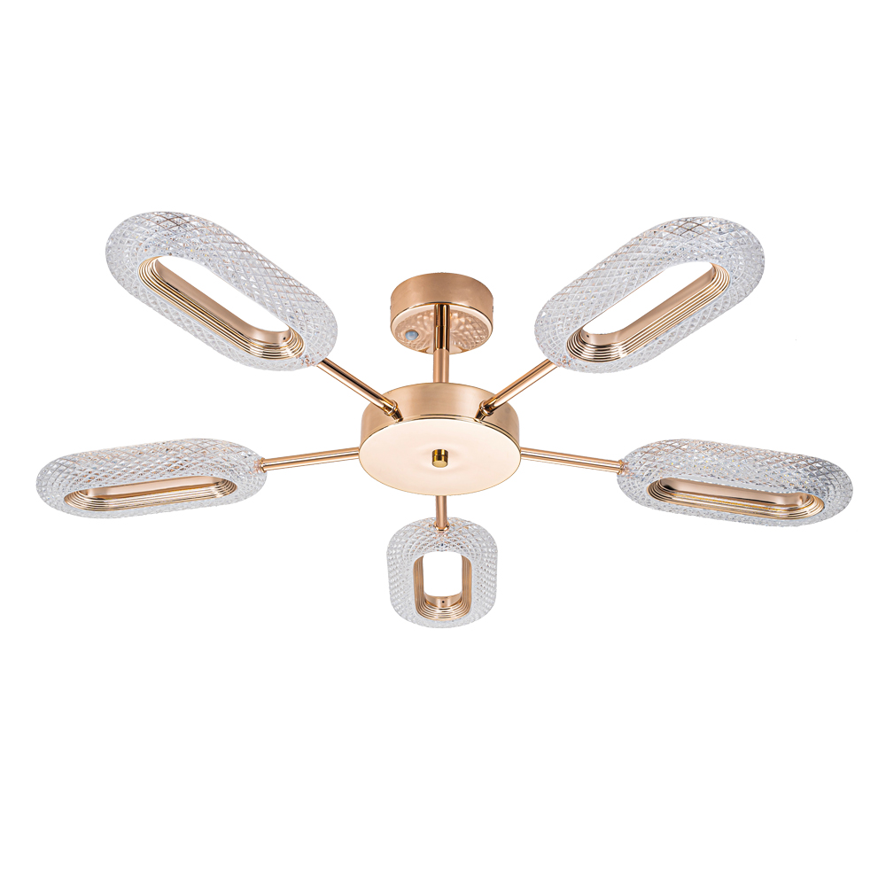 Потолочная люстра Arte Lamp Ovale A2489PL-5GO Потолочная люстра Arte Lamp Ovale A2489PL-5GO