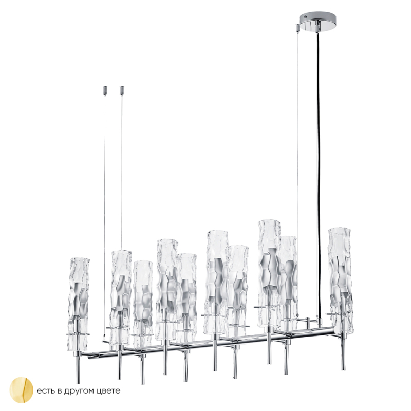 Подвесная люстра Crystal Lux PRIMAVERA SP10 CHROME Подвесная люстра Crystal Lux PRIMAVERA SP10 CHROME