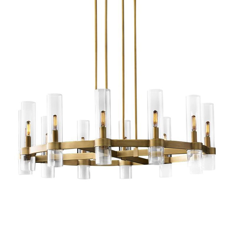 Подвесная люстра Delight Collection Ravelle MT8888-8H antique brass