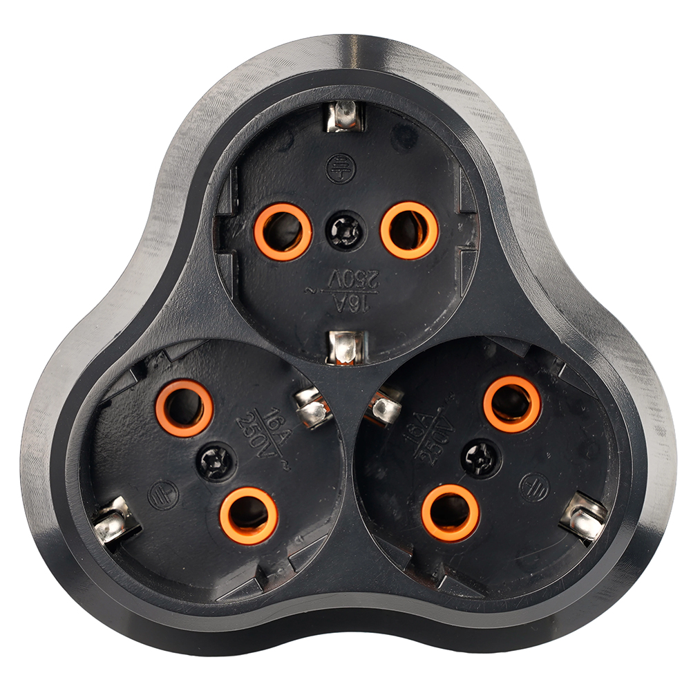 Разветвитель сетевой 3-местный Stekker 250V 16A ABS ADP16-23-21 50682