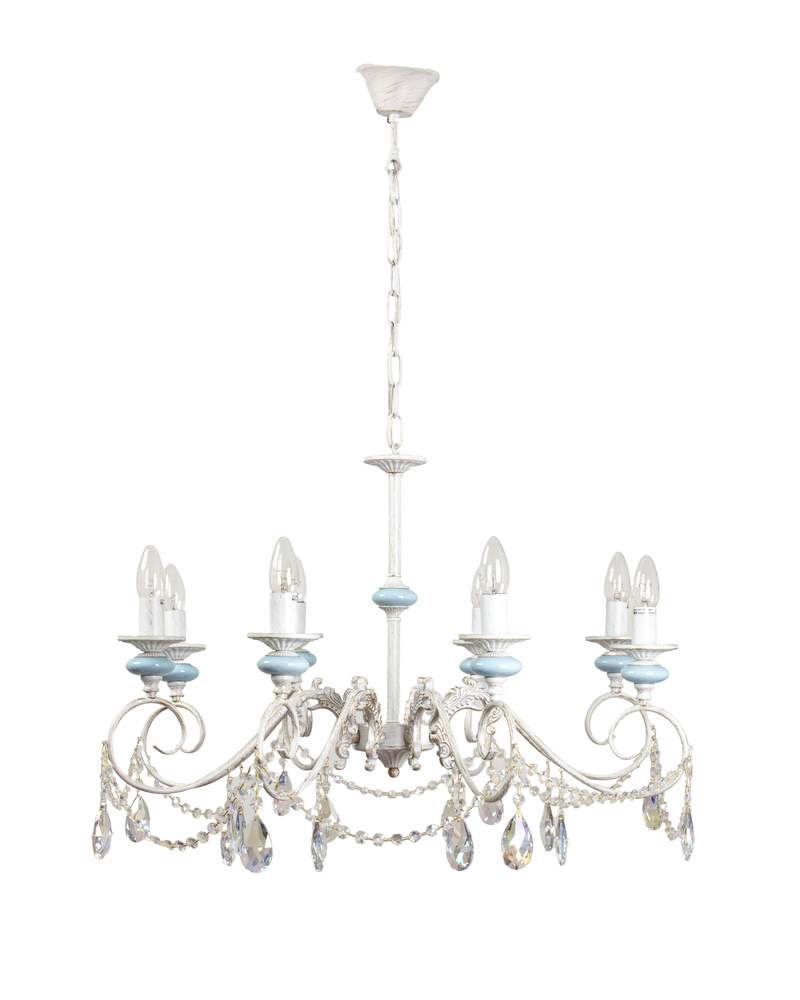 Подвесная люстра Abrasax Christel L.8303-8CREAM/G Подвесная люстра Abrasax Christel L.8303-8CREAM/G