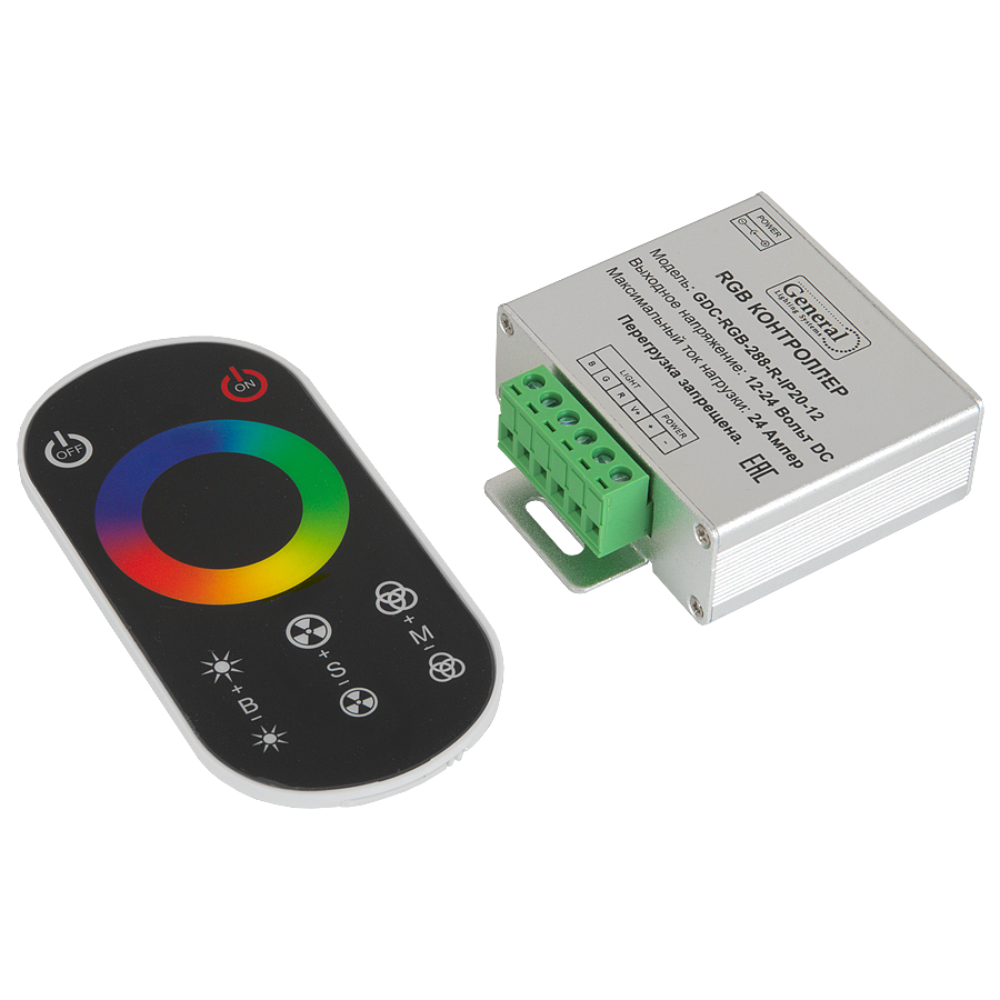 Контроллер General GDC-RGB-288-R-IP20-12 511804 Контроллер General GDC-RGB-288-R-IP20-12 511804