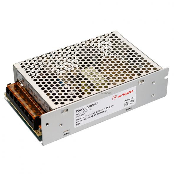 Блок питания Arlight ARS-150-12 (12V, 12.5A, 150W) 023609 Блок питания Arlight ARS-150-12 (12V, 12.5A, 150W) 023609