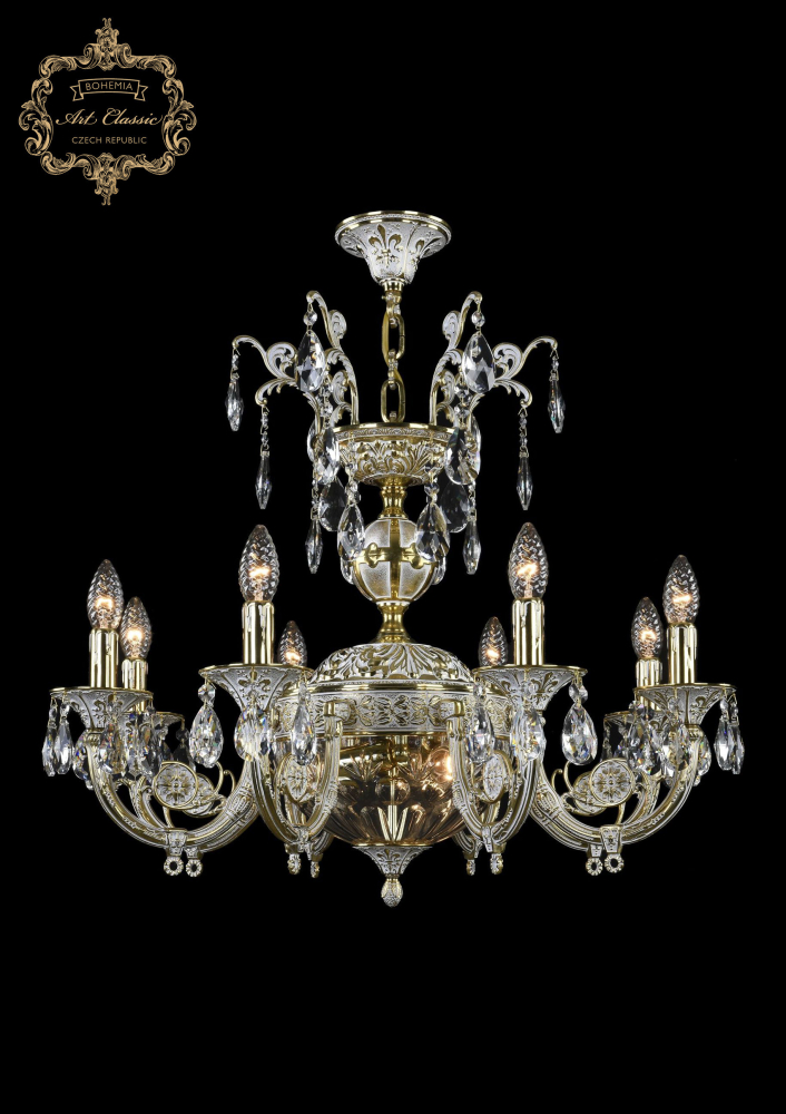 Подвесная люстра Art Classic 31.22.8.KR175SP.250IT.GW.Sp.Clear.1E