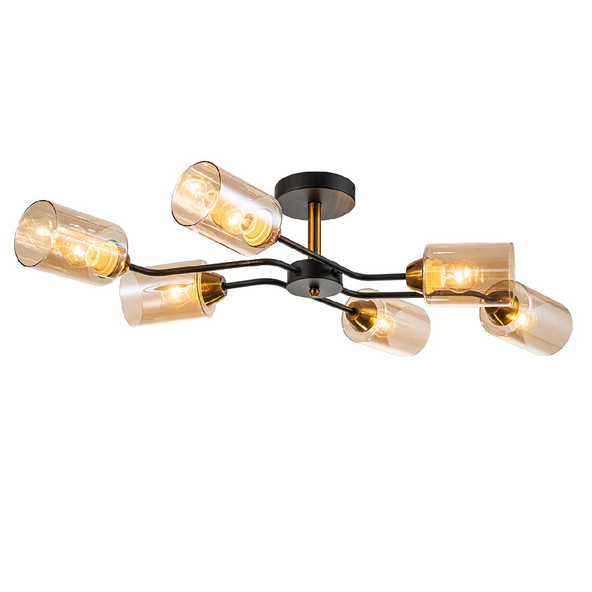 Люстра на штанге Escada Vertigo 1131/6P Black/Gold Люстра на штанге Escada Vertigo 1131/6P Black/Gold