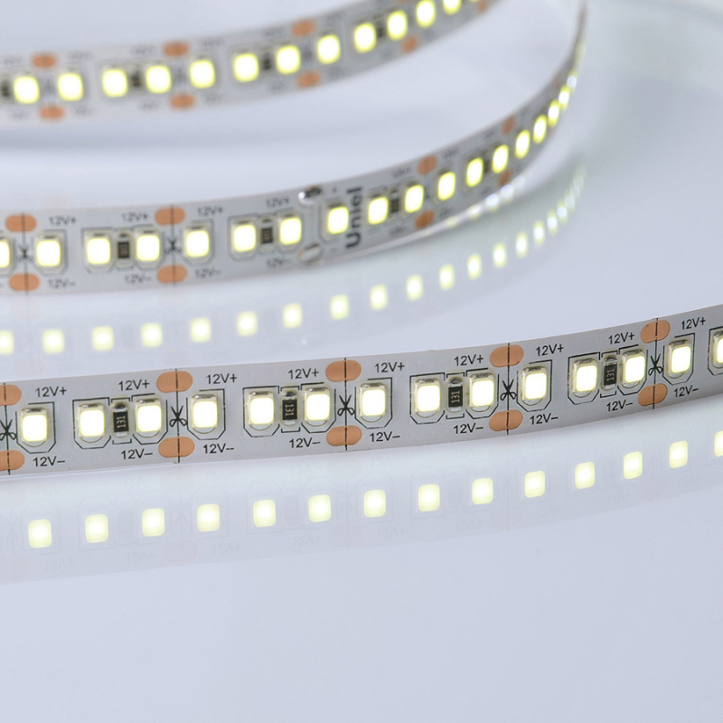Светодиодная лента Uniel ULS-M16-2835-180LED/m-10mm-IP20-DC12V-17W/m-5M-6500K PROFI катушка в герметичной упаковке