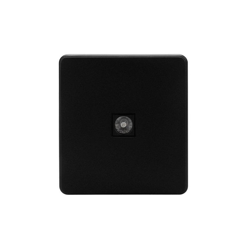 Розетка ROUND TV с/у оникс KRANZ KR-78-0723-3